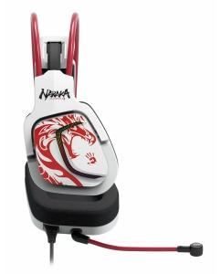 Купить Гарнитура A4TECH Bloody G575 Naraka White/ Red (G575 NARAKA)  в E-mobi