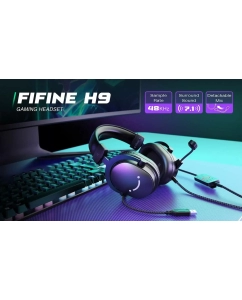 Купить Игровые наушники Fifine Ampligame H9 белый  в E-mobi