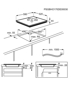 Купить Встраиваемая варочная панель индукционная Electrolux EIV63440BW белый  в E-mobi