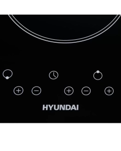 Купить Встраиваемая варочная панель индукционная HYUNDAI HHI 3750 BG черный  в E-mobi