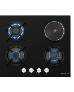 Купить Встраиваемая варочная панель комбинированная MAUNFELD EEHG.64.13CB.KG черный  в E-mobi