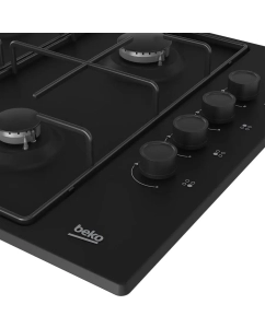 Купить Встраиваемая варочная панель газовая Beko HIGG 64123 SB черный  в E-mobi
