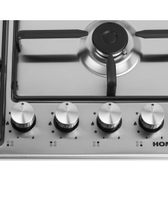 Купить Встраиваемая варочная панель газовая HOMSair HGS643GS серебристый  в E-mobi