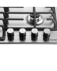 Купить Встраиваемая варочная панель газовая MAUNFELD EGHS.64.6CS/G серебристый  в E-mobi