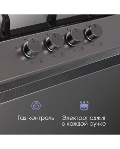 Купить Встраиваемая варочная панель газовая Zigmund &amp; Shtain GN 98.61 S серебристый  в E-mobi