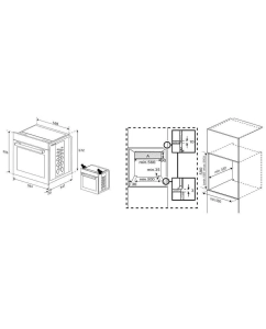 Купить Встраиваемый электрический духовой шкаф Indesit IFE 3644 J IX серебристый, черный  в E-mobi