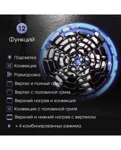 Купить Встраиваемый электрический духовой шкаф Zigmund &amp; Shtain EN 117.921 B Black  в E-mobi