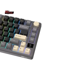 Купить Беспроводная клавиатура Royal Kludge RKM75 бежевый (6935280824098)  в E-mobi