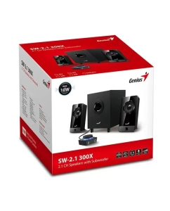 Купить Колонки компьютерные Genius SW-2.1 300X черный  в E-mobi