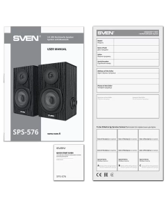 Купить Колонки компьютерные Sven SPS-576 Black  в E-mobi