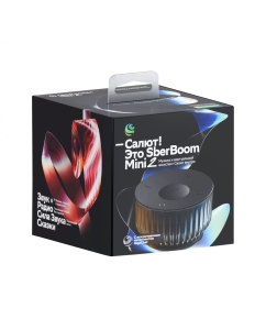 Купить Колонка умная Sber SberBoom Mini 2 ассистент Салют и Gigachat, чёрный, SBDV-00250A  в E-mobi