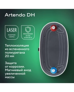 Купить Водонагреватель Ballu BWH/S 30 Artendo DH  в E-mobi