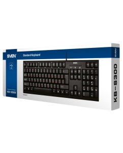 Купить Проводная клавиатура Sven KB-S300 Black (SV-015756)  в E-mobi