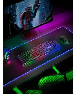 Купить Проводная игровая клавиатура Defender Spark GK-300L Black (45300)  в E-mobi