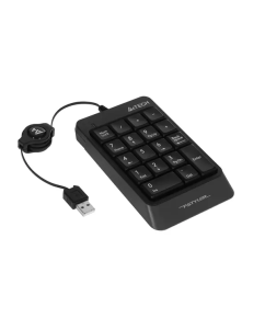 Купить Проводная клавиатура A4Tech Fstyler FK13 серый USB slim для ноутбука черный (1700439)  в E-mobi