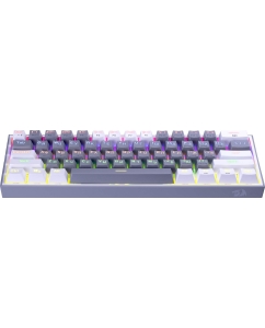 Купить Проводная игровая клавиатура Redragon Fizz K617-R White/Gray (70675)  в E-mobi