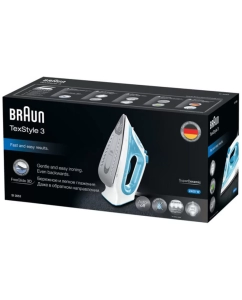 Купить Утюг Braun 12730011-SI3053BL белый, синий  в E-mobi