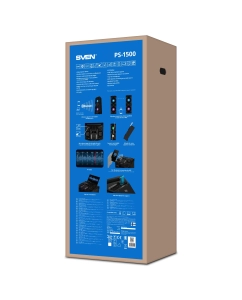 Купить Портативная колонка Sven PS-1500 Black  в E-mobi