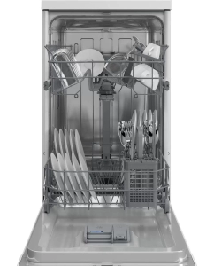 Купить Посудомоечная машина HOTPOINT HFS 1C57,  узкая, напольная, 44.8см, загрузка 10 комплектов,  в E-mobi