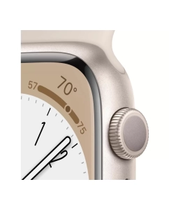 Купить Смарт-часы Apple Watch Series 8 45mm Starlight Aluminium Sport S/M  в E-mobi