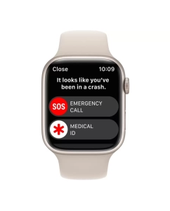 Купить Смарт-часы Apple Watch Series 8 45mm Starlight Aluminium Sport S/M  в E-mobi