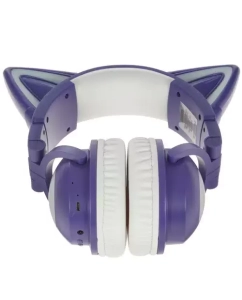 Купить Наушники QUMO Qumo Party Cat Mini фиолетовый (BT 0050)  в E-mobi