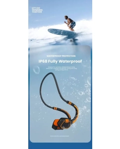 Купить Беспроводные Наушники ZDK Openear Wave Orange - Black Black, Orange (openearwave)  в E-mobi