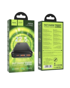 Купить Внешний аккумулятор Hoco J101A 20000 мА/ч для мобильных устройств, черный (8249)  в E-mobi