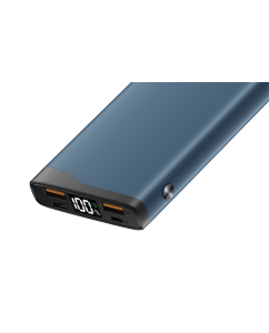 Купить Внешний аккумулятор Olmio QL-10 PD 10000 мА/ч синий (043983)  в E-mobi