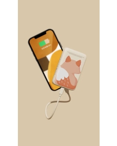 Купить Внешний аккумулятор Solove W12 Pro Fox 10000 мА/ч для мобильных устройств, бежевый  в E-mobi