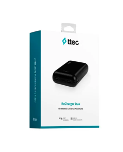Купить TTEC 10.000mAh ReCharger Duo 10.5 Вт Черный 2BB187S  в E-mobi