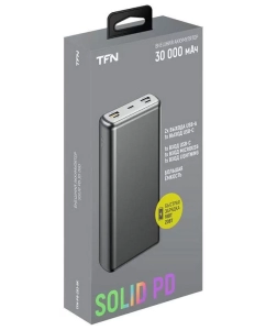 Купить Внешний аккумулятор TFN 30000mAh Solid 30 PD black TFN-PB-283-BK  в E-mobi