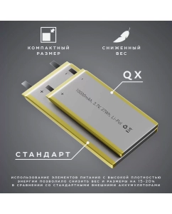 Купить Внешний аккумулятор Olmio QX-30 PD 30000 мА/ч для мобильных устройств, серый (044463)  в E-mobi