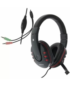 Купить Defender Игровая гарнитура Warhead G-160 черный, кабель 2,5 м  в E-mobi
