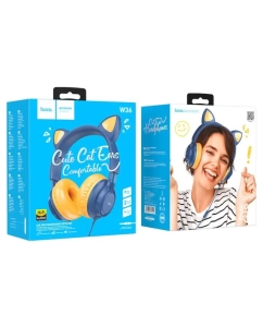 Купить Наушники Hoco W36 Dark Blue (9881889)  в E-mobi