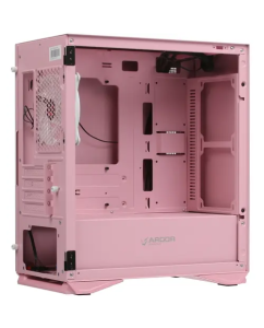 Купить Корпус компьютерный ARDOR GAMING Rare Minicase MS4 PG ARGB (MS4 PG) розовый  в E-mobi