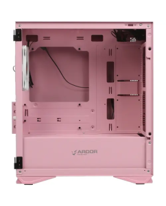 Купить Корпус компьютерный ARDOR GAMING Rare Minicase MS4 PG ARGB (MS4 PG) розовый  в E-mobi