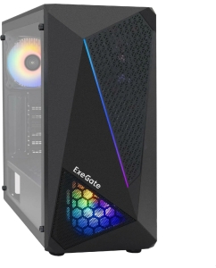 Купить Корпус компьютерный ExeGate EVO-8225 (EX292858RUS) Black  в E-mobi