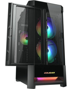 Купить Корпус компьютерный Cougar Duoface RGB (385ZD10.0011) черный  в E-mobi