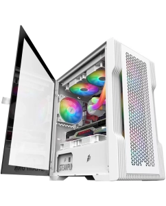 Купить Корпус компьютерный 1stPlayer TRILOBITE T3 (T3-WH-4F1-W) White  в E-mobi