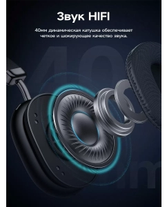 Купить Беспроводные наушники Hoco W35 MAX черный  в E-mobi