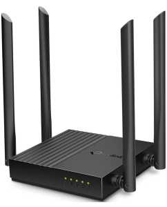 Купить Wi-Fi роутер TP-Link Archer A64 AC1300 10/100/1000BASE-TX Black (1644624)  в E-mobi