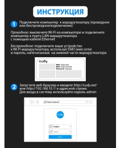 Купить Mesh система CUDY M1300 (3-Pack)  в E-mobi