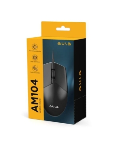 Купить Проводная мышь Aula AULA AM104 черный (80003281)  в E-mobi