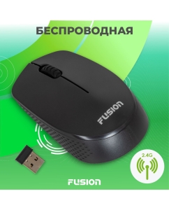 Купить Беспроводная мышь Fusion БесGM-232B черный (GM-232B) в E-mobi