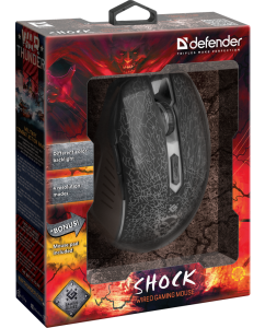 Купить Игровая мышь Defender Shock GM-110L Black  в E-mobi