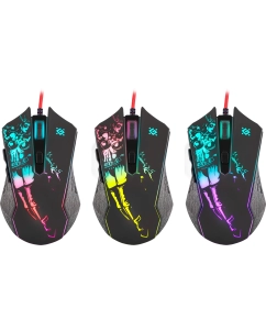 Купить Проводная игровая мышь DEFENDER Sin-Sister GM-933 черный  в E-mobi