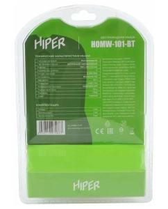 Купить Беспроводная игровая мышь HIPER HOMW-101-BT черный  в E-mobi