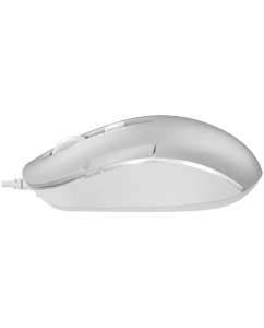 Купить Проводная мышь A4Tech FM26S белый, серебристый  в E-mobi