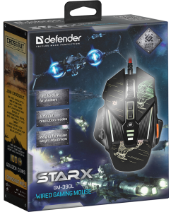 Купить Игровая мышь Defender sTarx GM-390L Black  в E-mobi